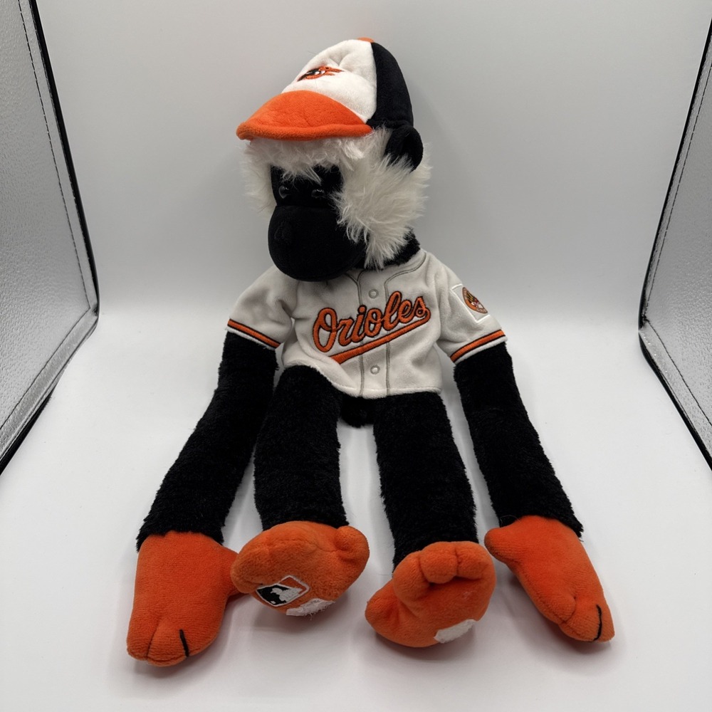 Baltimore Orioles Rally Monkey Plush 19 Inch MLB Stuffed Animal Baseball